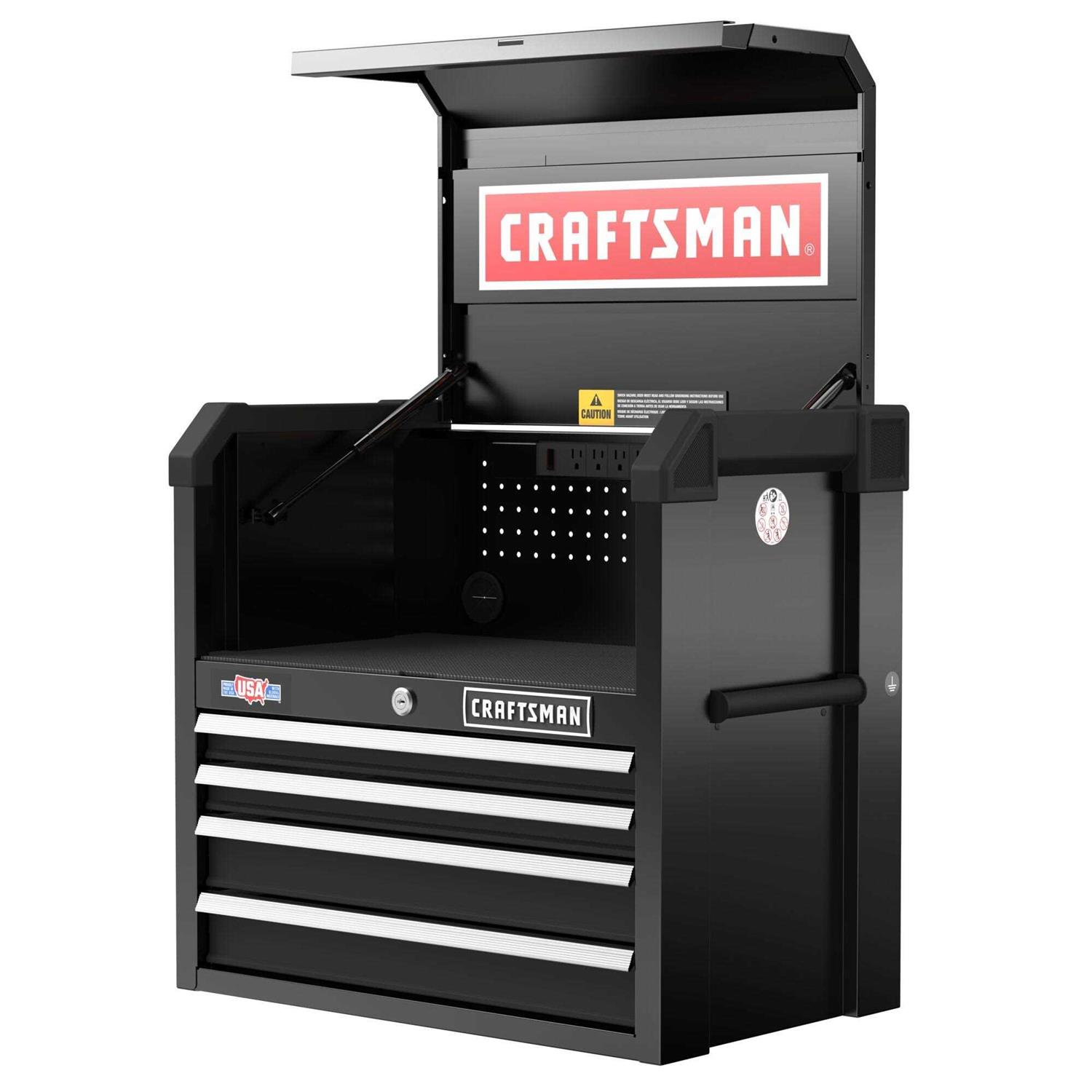 Craftsman 2000 Series 26-in W x 24.7-in H 4-Drawer Steel Tool Chest CMST98267BK - Cheap Fitting