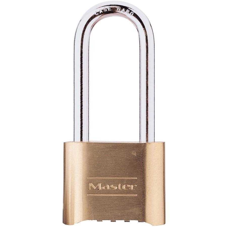 Master Lock 175DLH Combination Padlock, 2 In. Wide 2-1/4 In. Shackle - Cheap Fitting