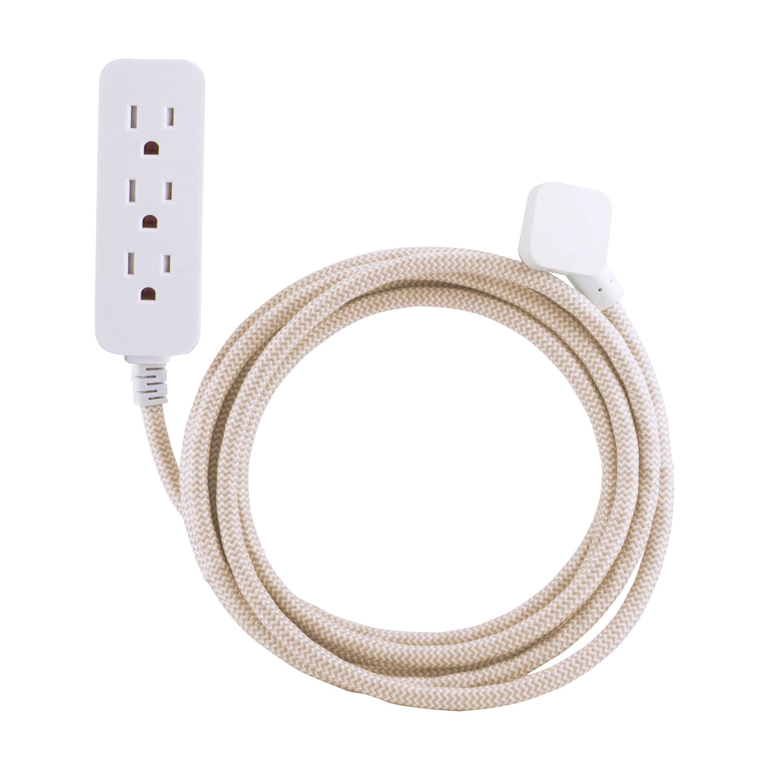 Cordinate 10ft. 3-Outlet Extension Cord - Cheap Fitting