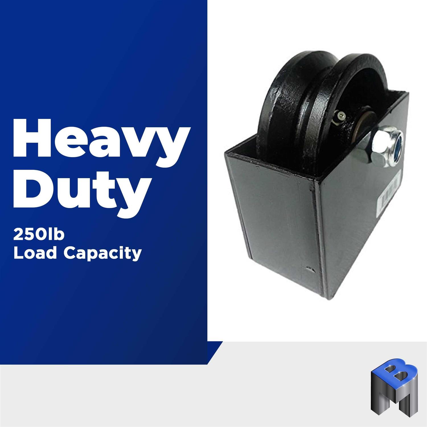 Bobco Metals 4 Cast Iron V Groove Wheel - Cheap Fitting