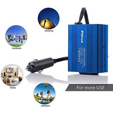 PiSFAU 150w Car Power Inverter Dc 12v to 110v Ac Converter with 3.1A Dual Usb Power inverters for Vehicles,Road Trip Essentials Camping Accessories - Cheap Fitting