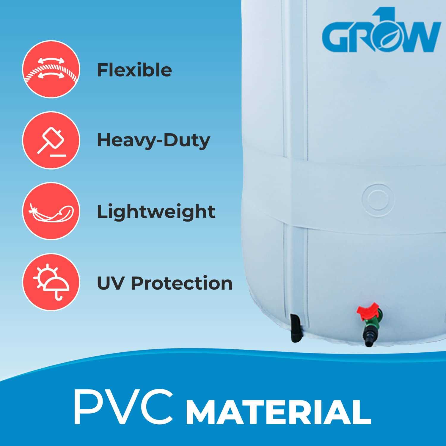 Grow1 Collapsible Reservoir - Cheap Fitting