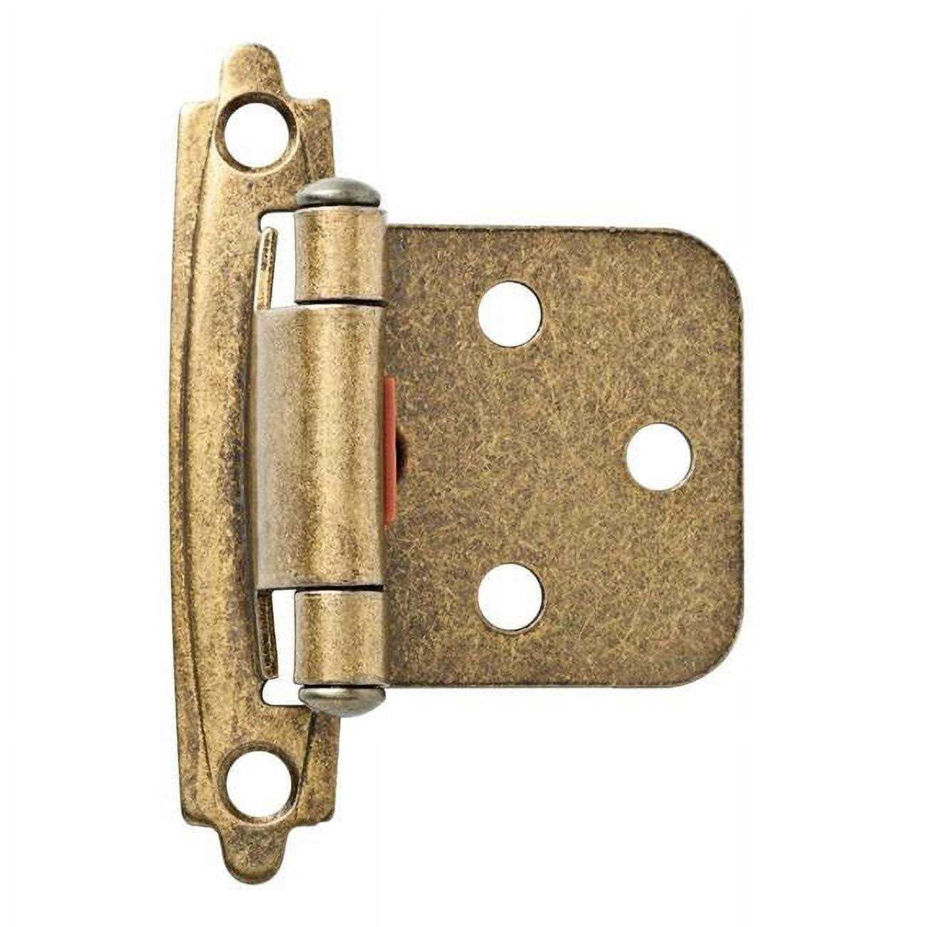 Liberty Antique Brass Self-Closing Overlay Cabinet Hinge - Cheap Fitting