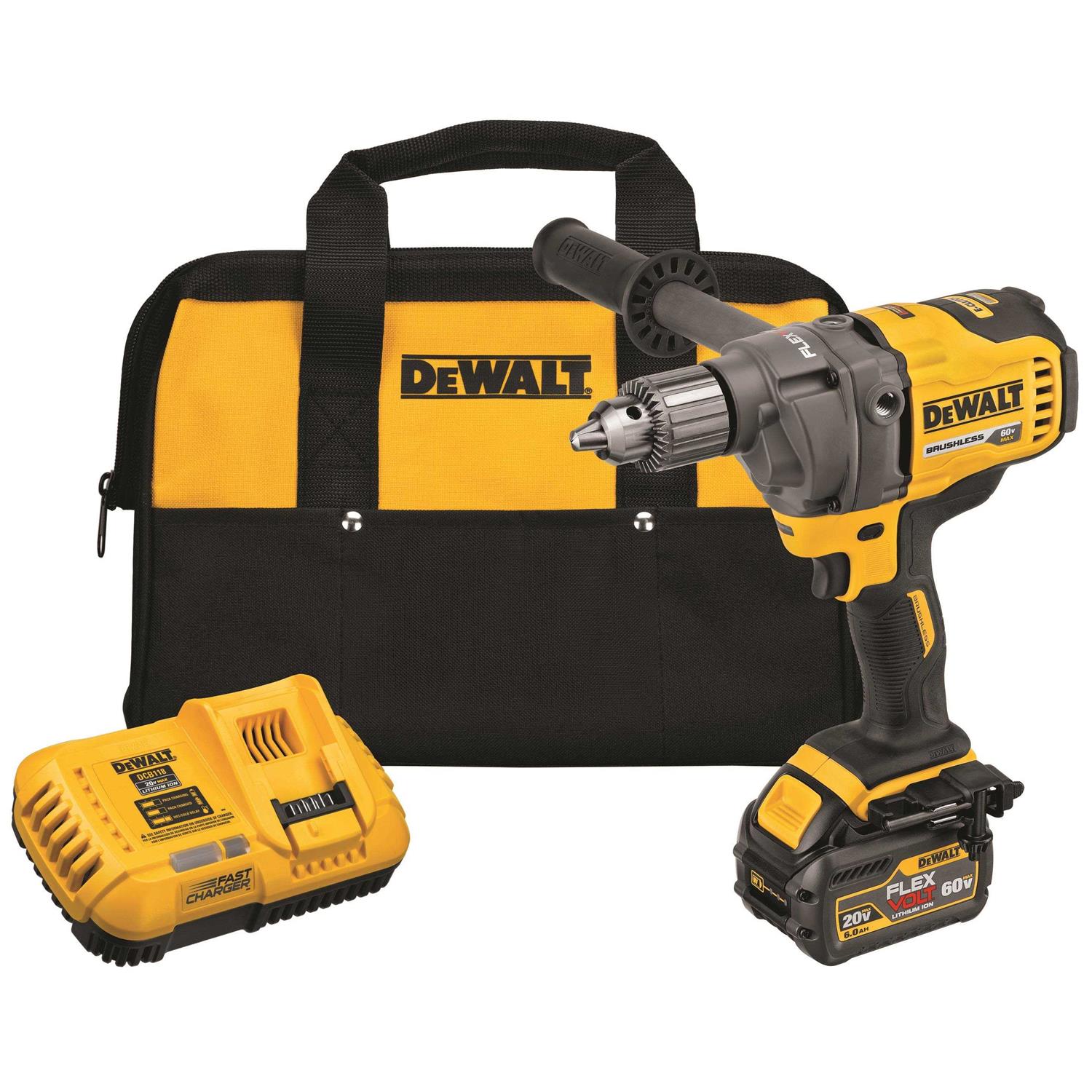 Dewalt DCD130T1 60V MAX Mixer/Drill E-Clutch Kit - Cheap Fitting