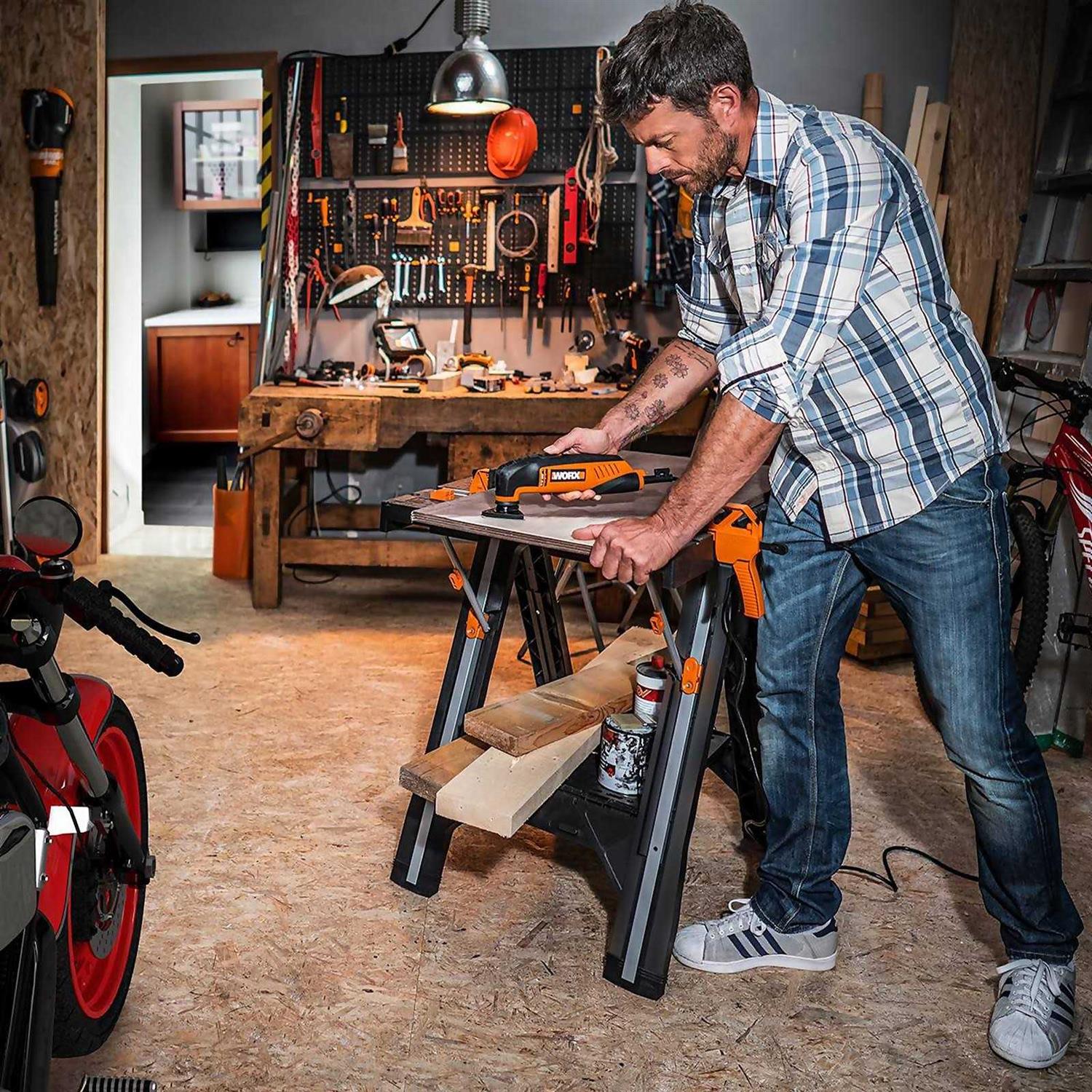 Worx WX051 Pegasus Folding Work Table Sawhorse - Cheap Fitting