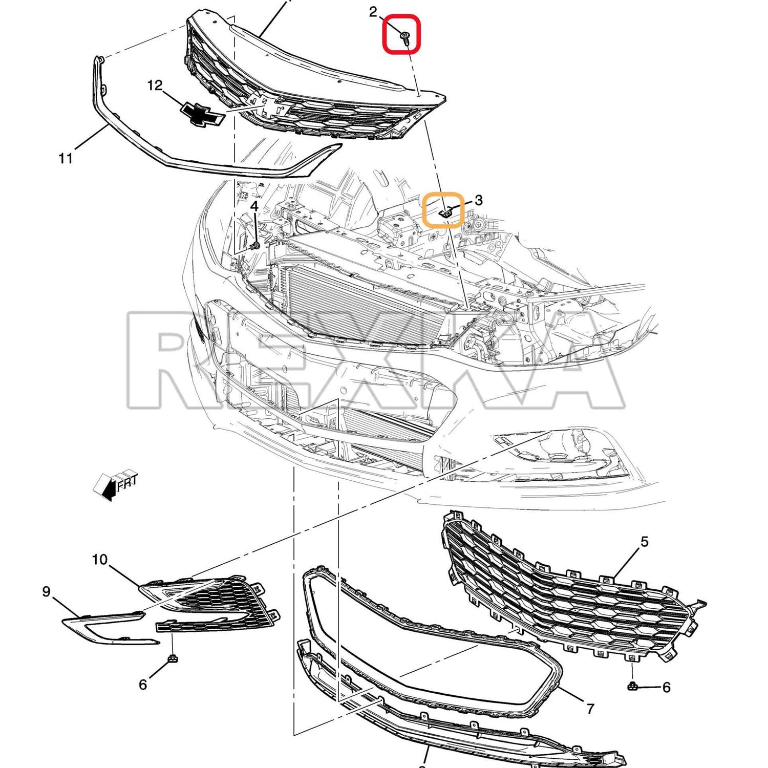 Rexka 15 Sets Fender Liner Bumper Cover Splash Shield Wheelhouse Liner Bolt Screw U Nuts Kit for GM 11570498 Chevrolet Camaro Colorado Corvette - Cheap Fitting