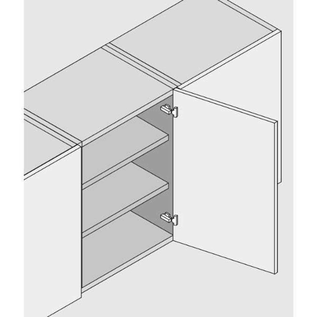 Blum 71B3650 CLIP Top Partial Overlay Screw Concealed Euro Cabinet Door Hinge - Cheap Fitting