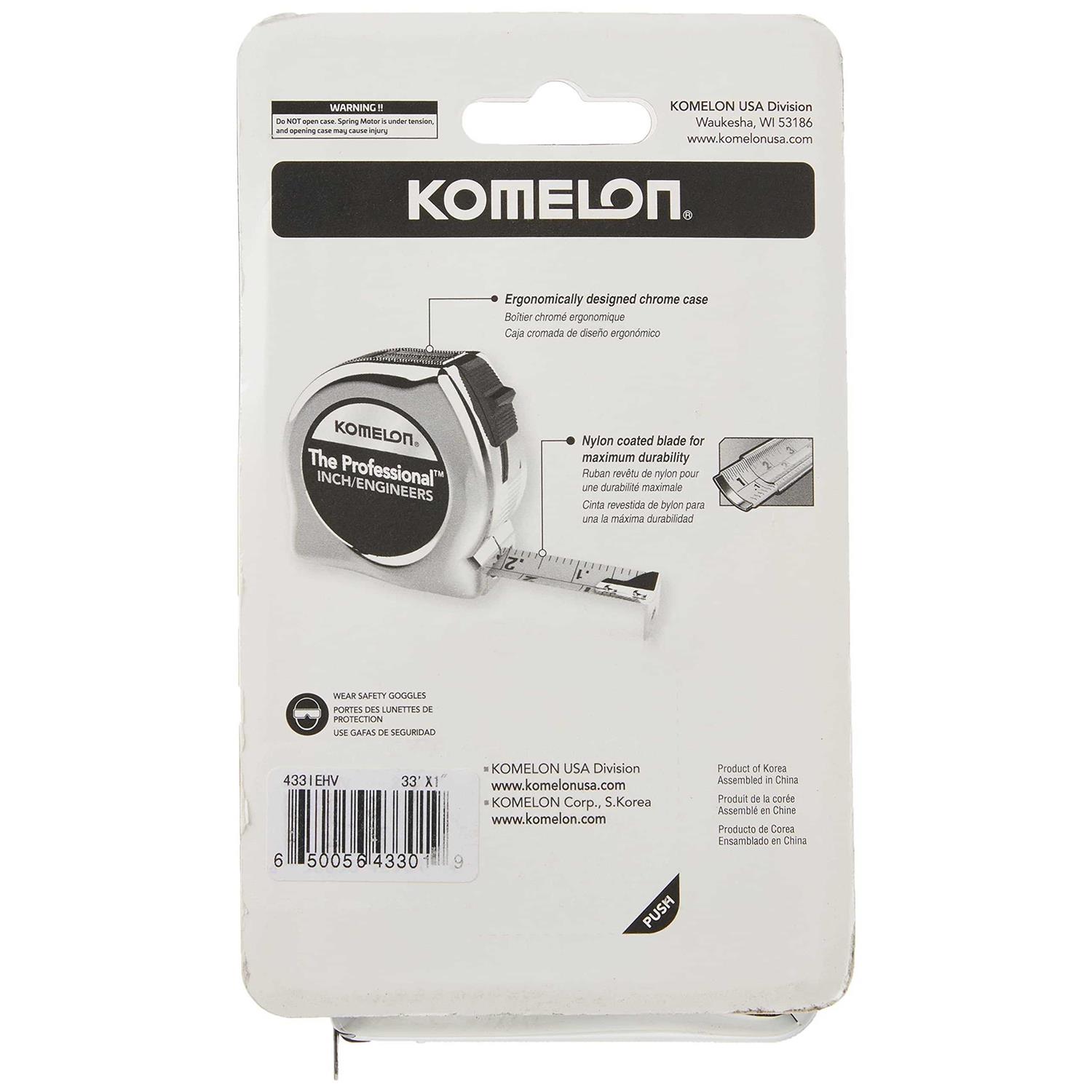 Komelon Professional Tape Engineer Scale 433IEHV - Cheap Fitting