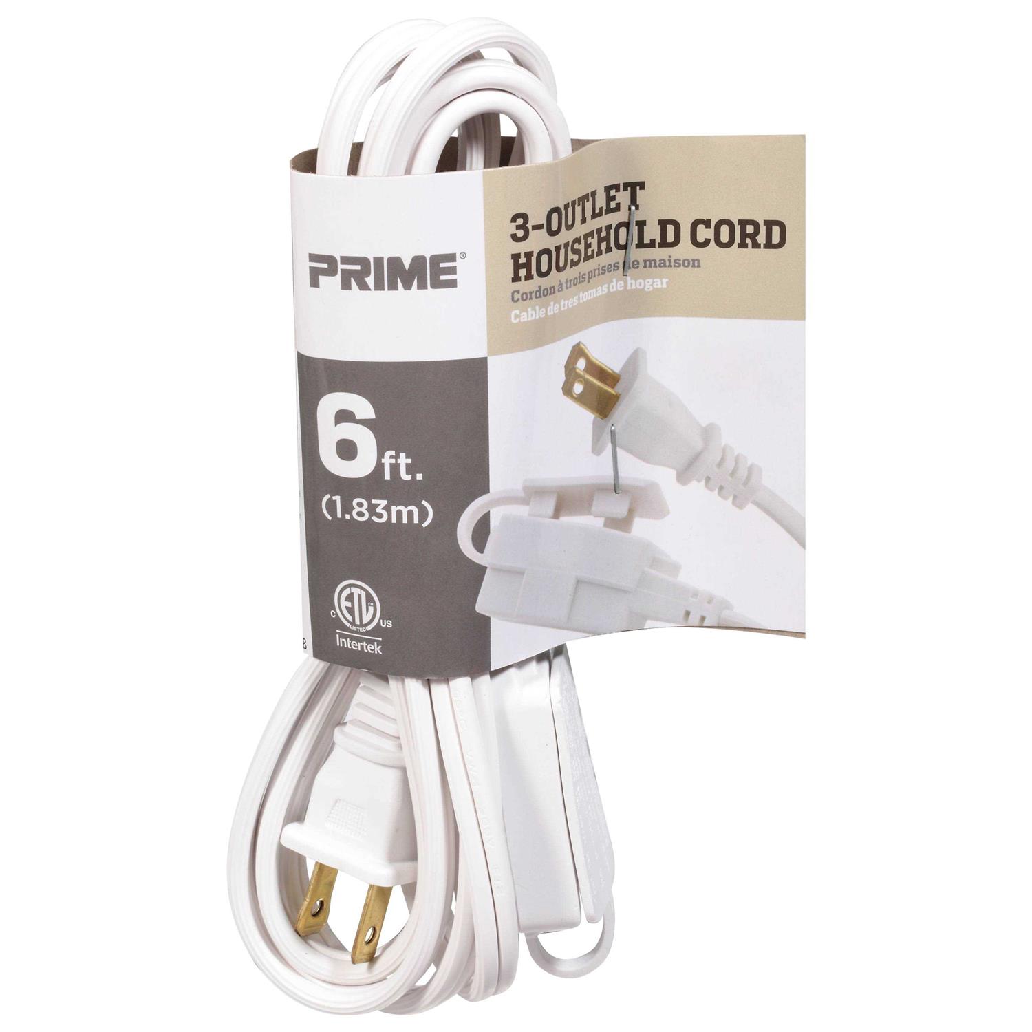 Prime Household Extension Cord - Cheap Fitting