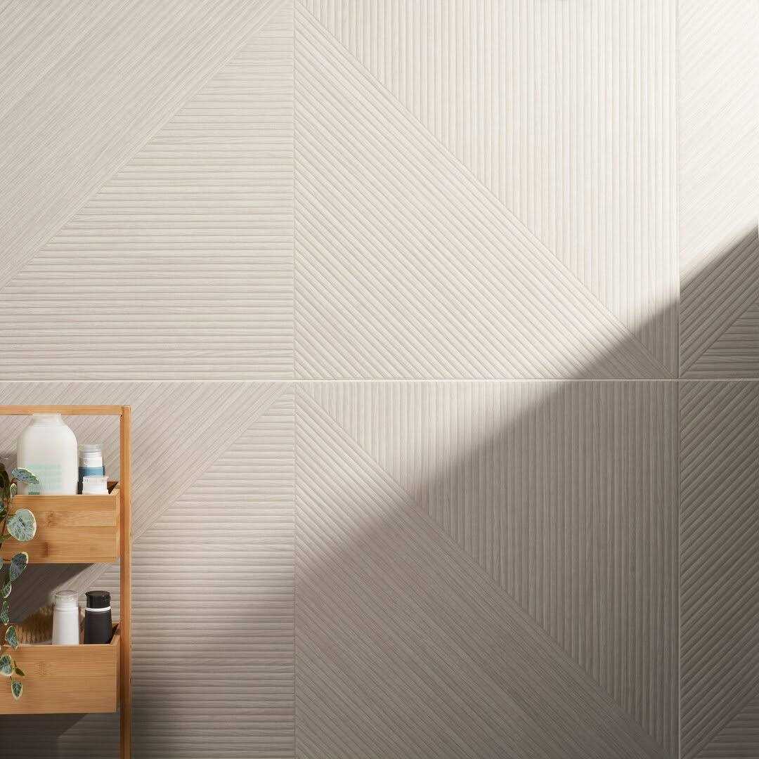 Ivy Hill Tile Luxury Ribbed 23.62 in. x 47.24 in. Matte Porcelain Wall Tile - Cheap Fitting