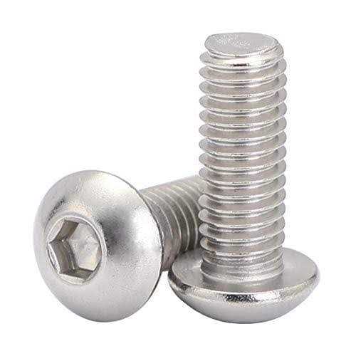 M8-1.25 x Button Head Socket Cap Screws Stainless Steel 18-8 - Cheap Fitting