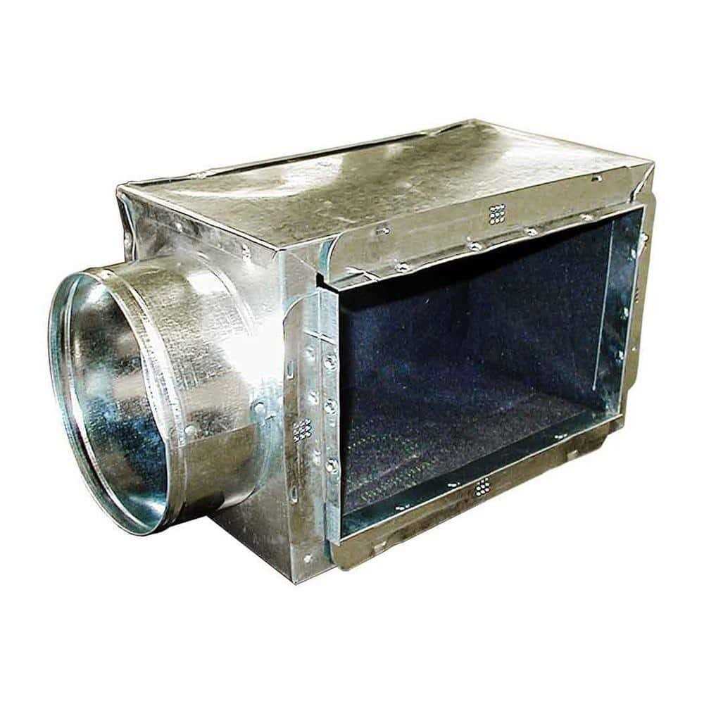 Master Flow 6 in Tall Insulated Register Box End Outlet - Cheap Fitting