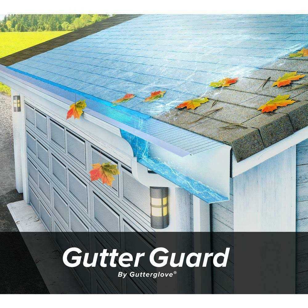 Gutter Guard by Gutterglove 4 ft. L x 5 in. W Stainless Steel Micro-Mesh Gutter Guard - Cheap Fitting