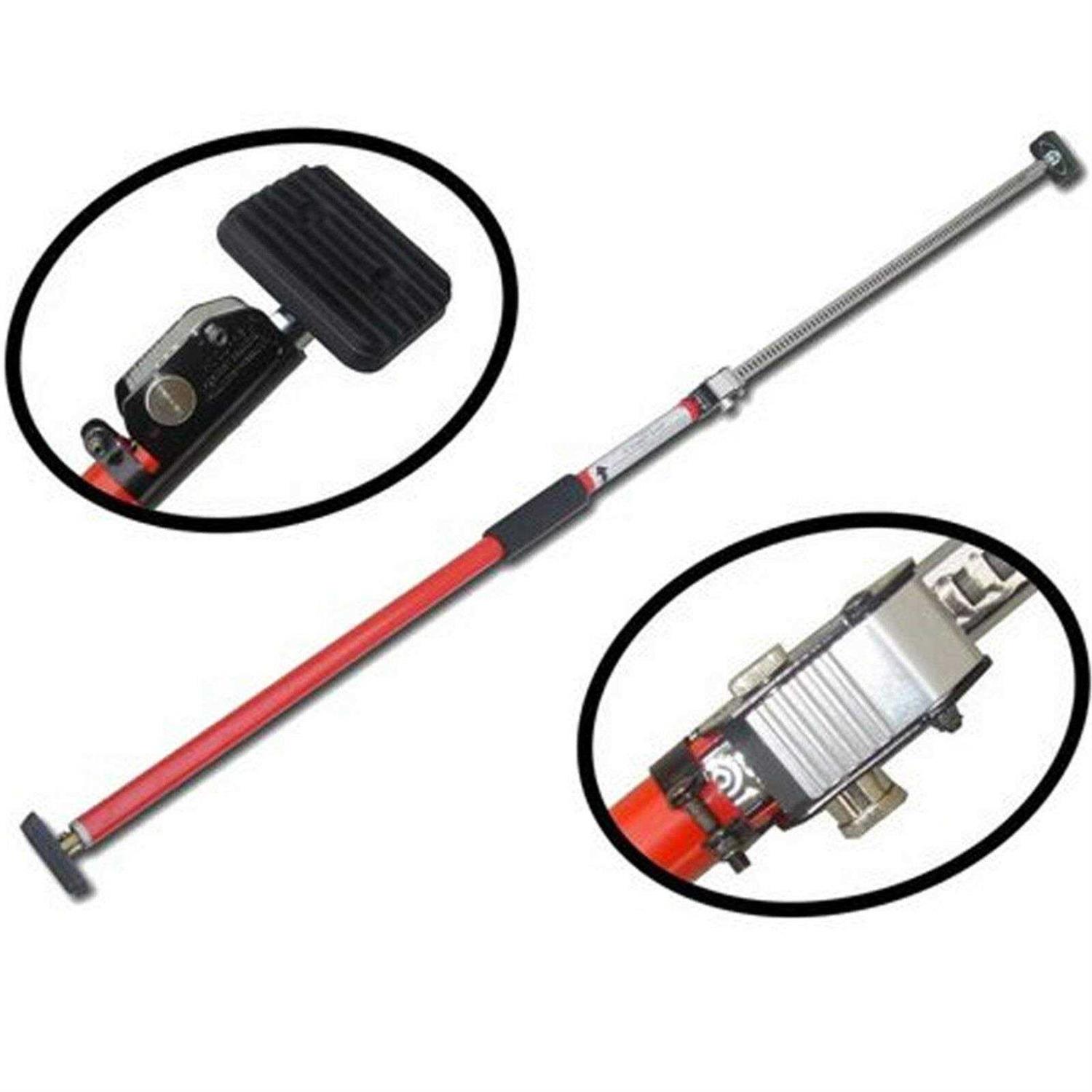 Sparehand Steel Adjustable Cargo Bar with Self-Locking Spring Ratchet for Vehicles - Cheap Fitting