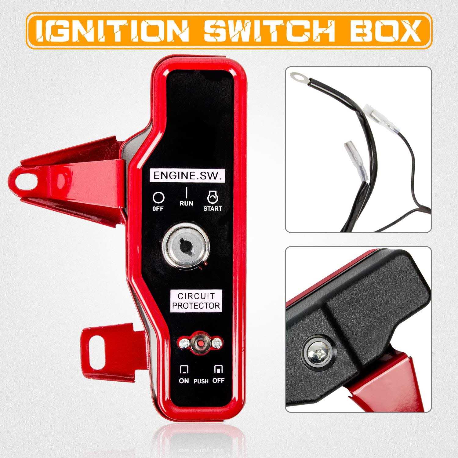 Wztepeng Electric Start Kit Flywheel Ignition Switch Kit Only Compatible with Honda GX160 5.5HP GX200 6.5HP Switch Starter Motor Lgnition Flywheel - Cheap Fitting