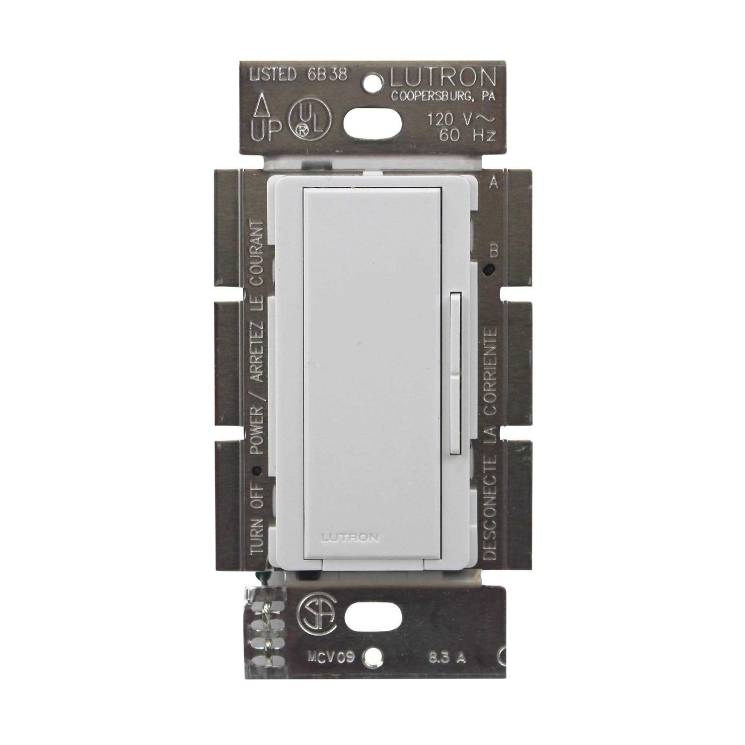 Lutron MA-RR-WH Maestro 600-Watt Multi-Location Companion Dimmer - Cheap Fitting