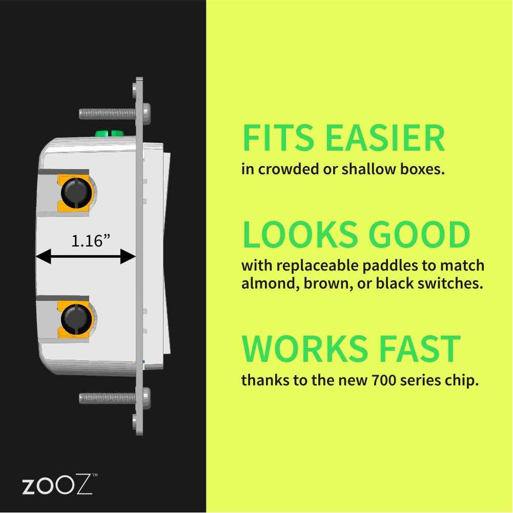 Zooz 700 Series Z-Wave Plus On/Off Switch ZEN71 - Cheap Fitting