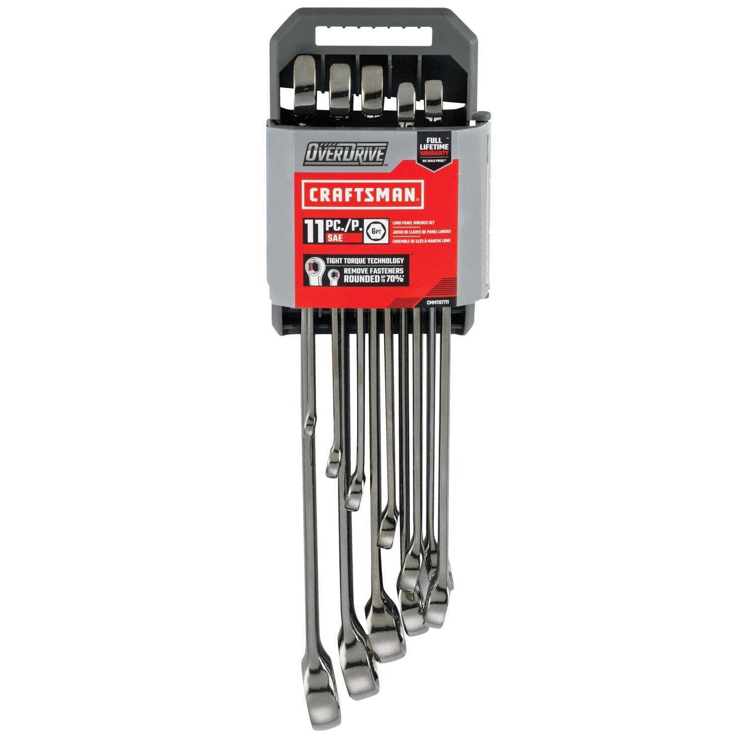 Craftsman Overdrive 6 Point Wrench Set 11 pc - Cheap Fitting