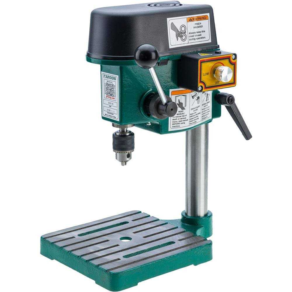 Grizzly Variable-Speed Mini Benchtop Drill Press - Cheap Fitting