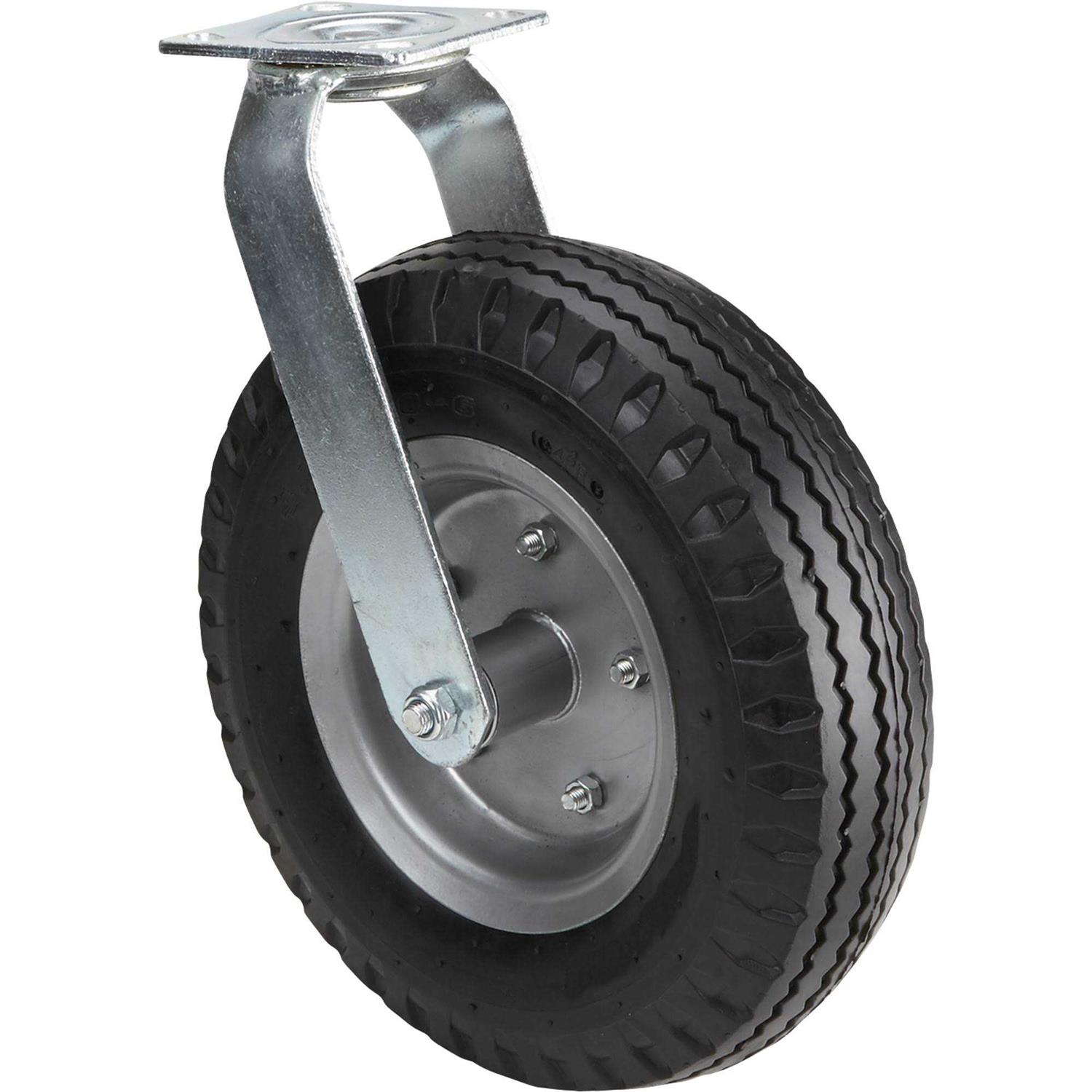 Strongway Swivel Flat-Free Rubber Foam-Filled Caster — Capacity - Cheap Fitting