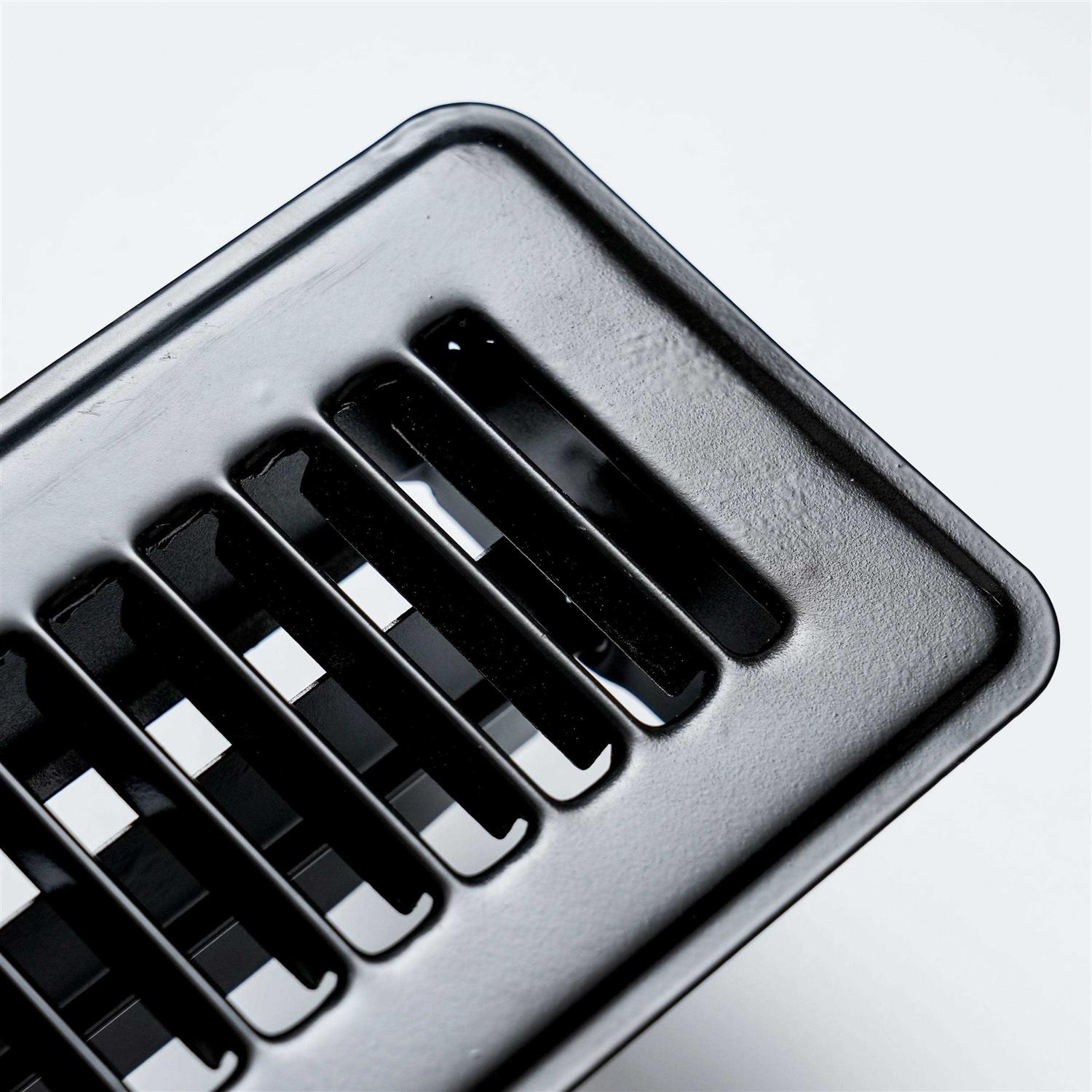 Handua Floor Register with Louvered Design Heavy Duty Walkable Design with Damper - Cheap Fitting