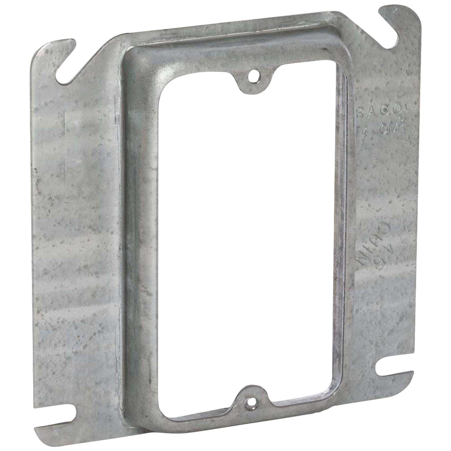 Raco Square Steel 1 Gang Box Cover 8768 - Cheap Fitting