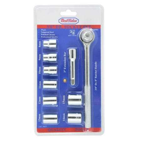 Best Value 3/8 in. Drive Socket and Ratchet Set - Cheap Fitting
