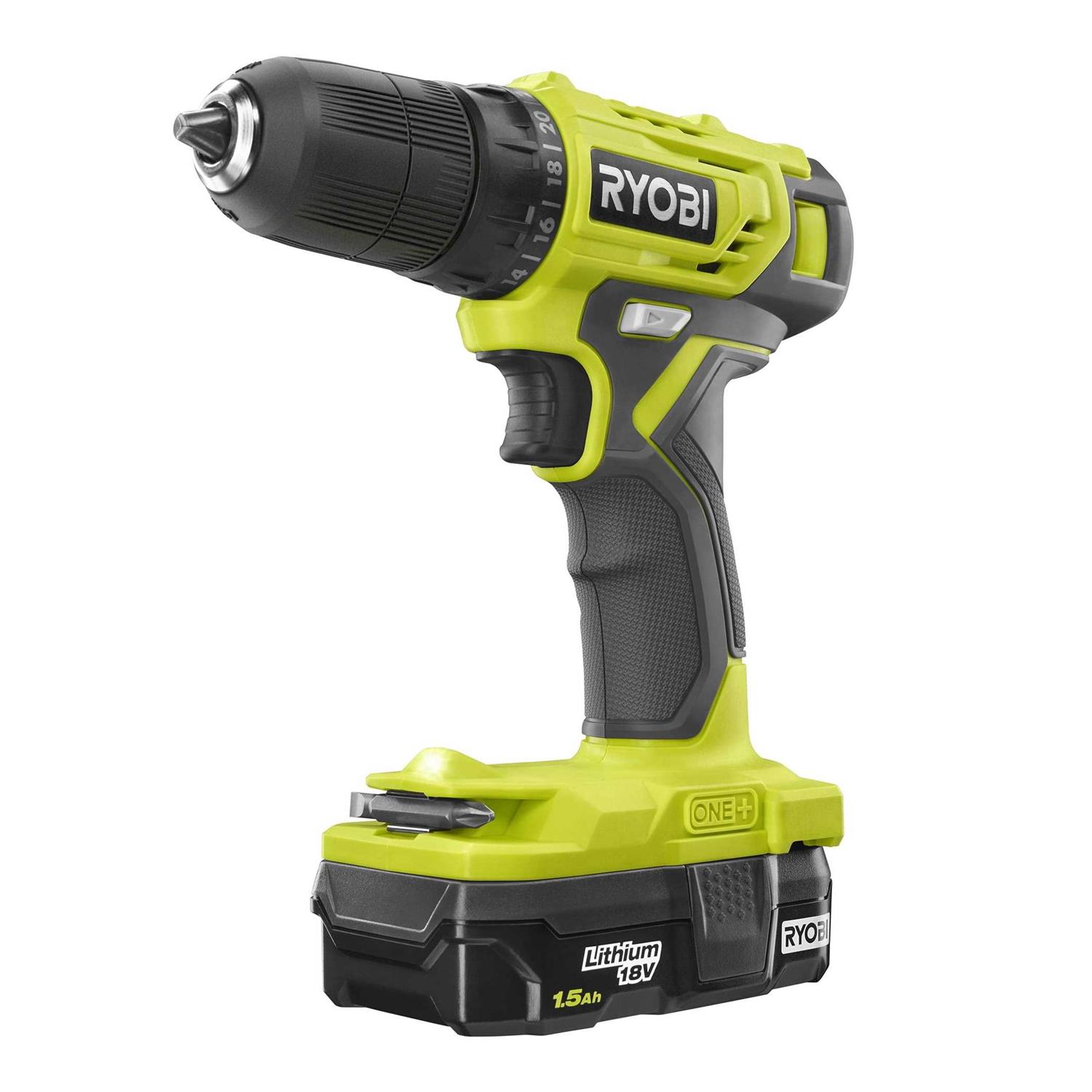 RYOBI ONE+ 18V Cordless 1/2 in. Drill/Driver Kit with 1.5 Ah Battery and Charger - Cheap Fitting