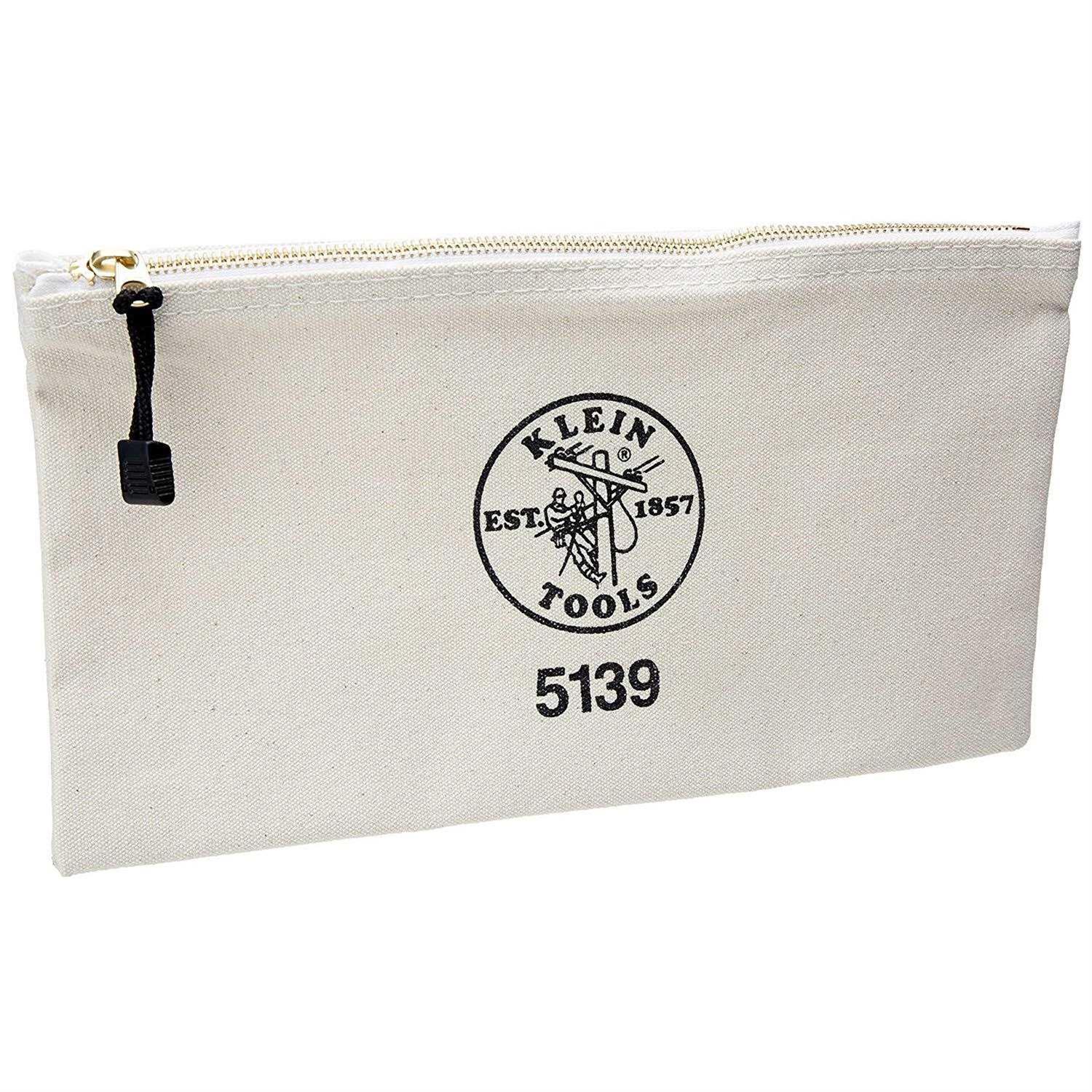 Klein Tools Canvas Zipper Bag 5139 - Cheap Fitting