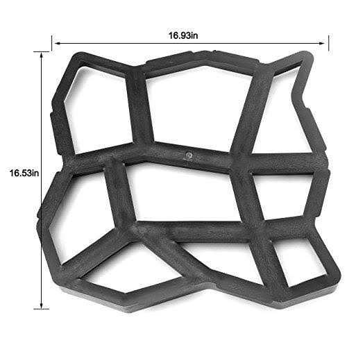 VanSmaGo Walk Maker Pathmate Stone Moldings Paving Pavement Concrete Molds Stepping Stone Paver Walk Way Mold for Patio - Cheap Fitting