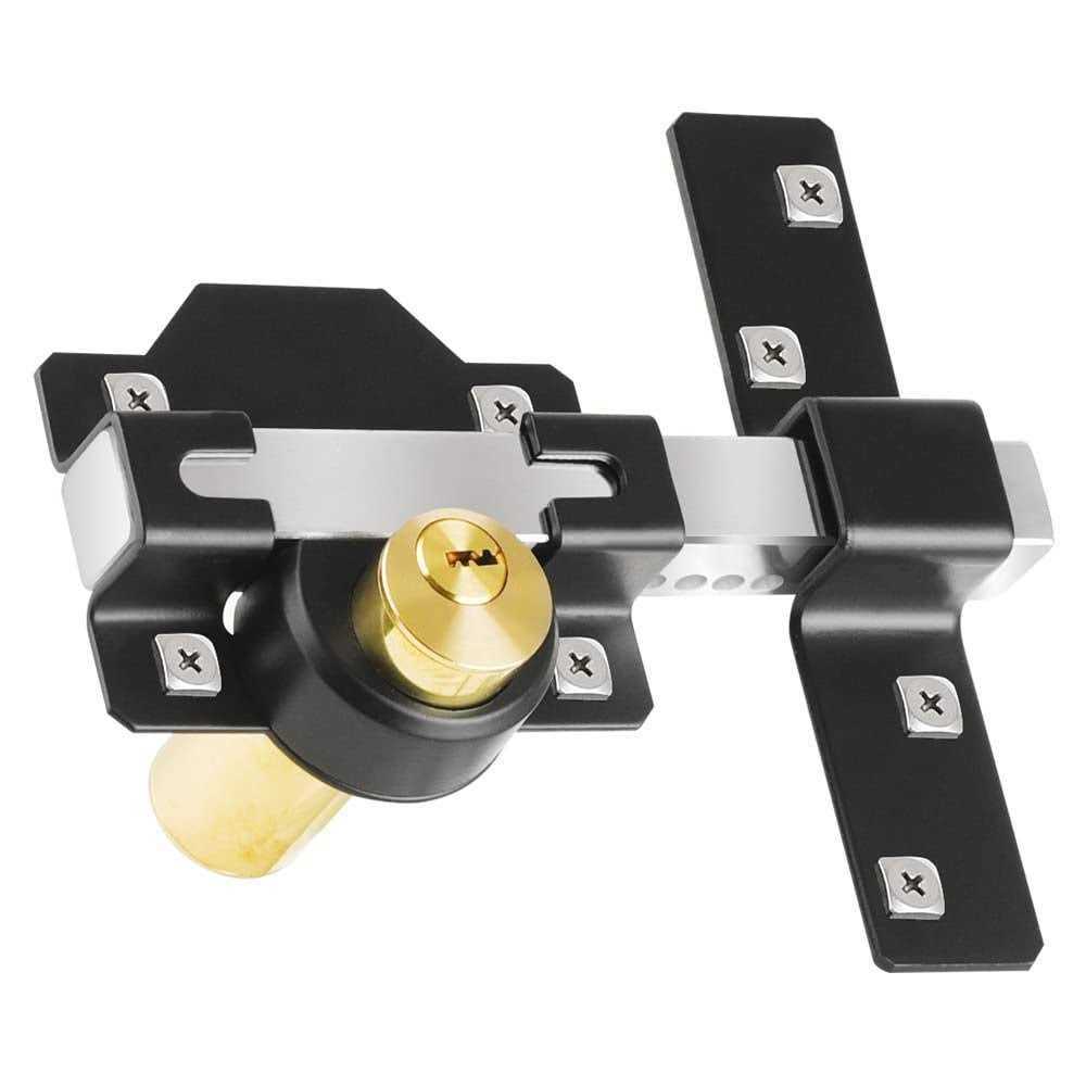 Barn Door Lock 2 Fence Gate Lock Double Sided Gate Latch - Cheap Fitting