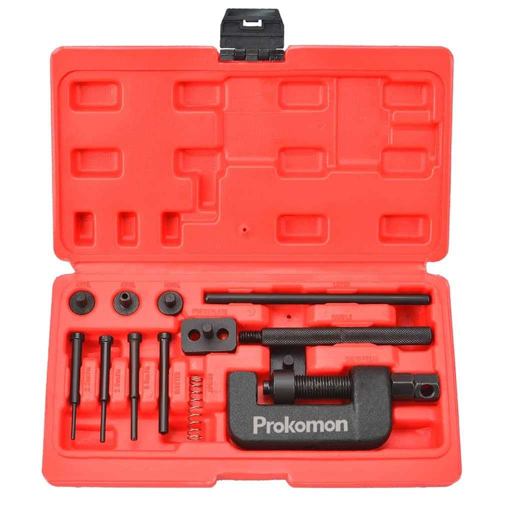 13pc Chain Cutter Rivet Tool Set Riveting Breaker Atv Bike Motorcycle Cam Drive Pt1082 - Cheap Fitting