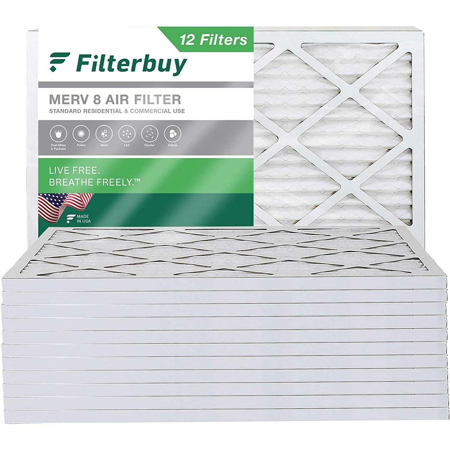 Filterbuy Air Filter MERV 8 - Cheap Fitting