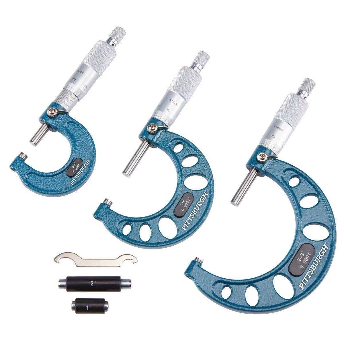Pittsburgh Micrometer Set - Cheap Fitting