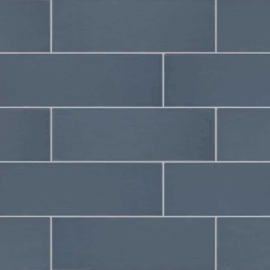 Daltile LuxeCraft Santorini 4-1/4 in. x 12-7/8 in. Glazed Ceramic Undulated Wall Tile - Cheap Fitting
