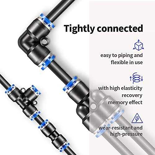 CGELE Pneumatic Tubing PU Air hose Pipe Tube or 4mm OD ID 39.4ft/12 Meter for Air Line or Fluid Transfer	CGELE Pneumatic Tubing PU Air hose Pipe Tube or 4mm OD ID 39.4ft/12 Meter for Air Line or Fluid Transfer - Cheap Fitting