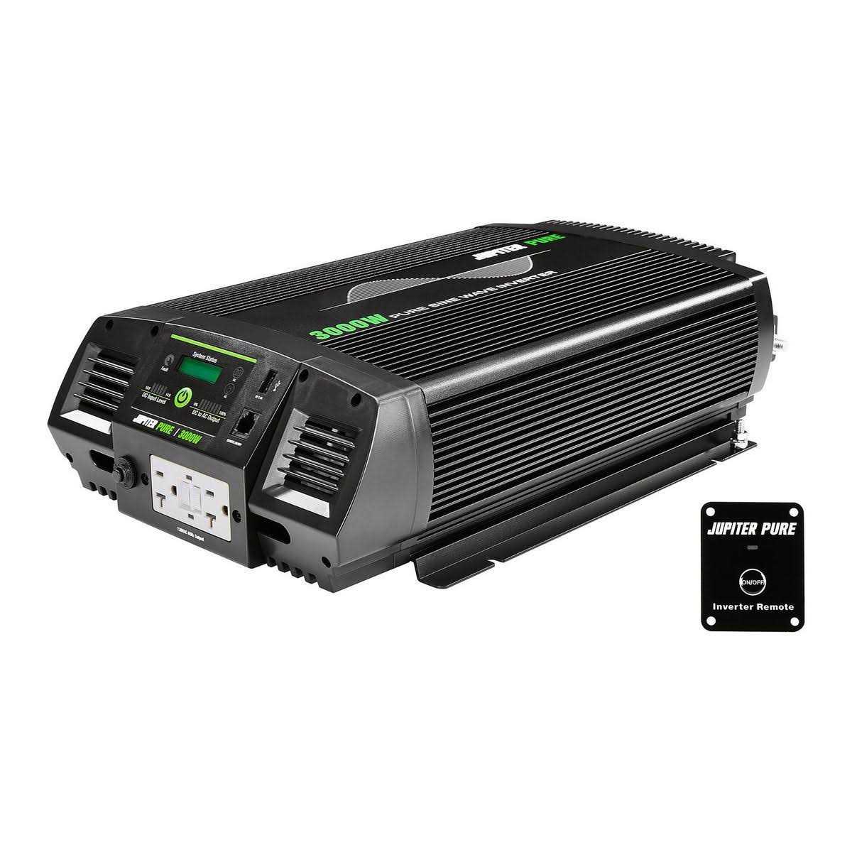 Jupiter Pure 3000 Watt Continuous/6000 Watt Peak Pure Sine Wave Power Inverter - Cheap Fitting