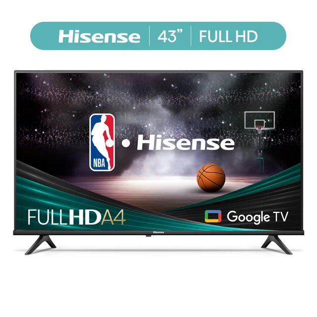 Hisense 43-Inch Class A4 Series FHD 1080p Google Smart TV - DTS Virtual: X, Game & Sports Modes, Chromecast Built-in (43A4K) - Cheap Fitting
