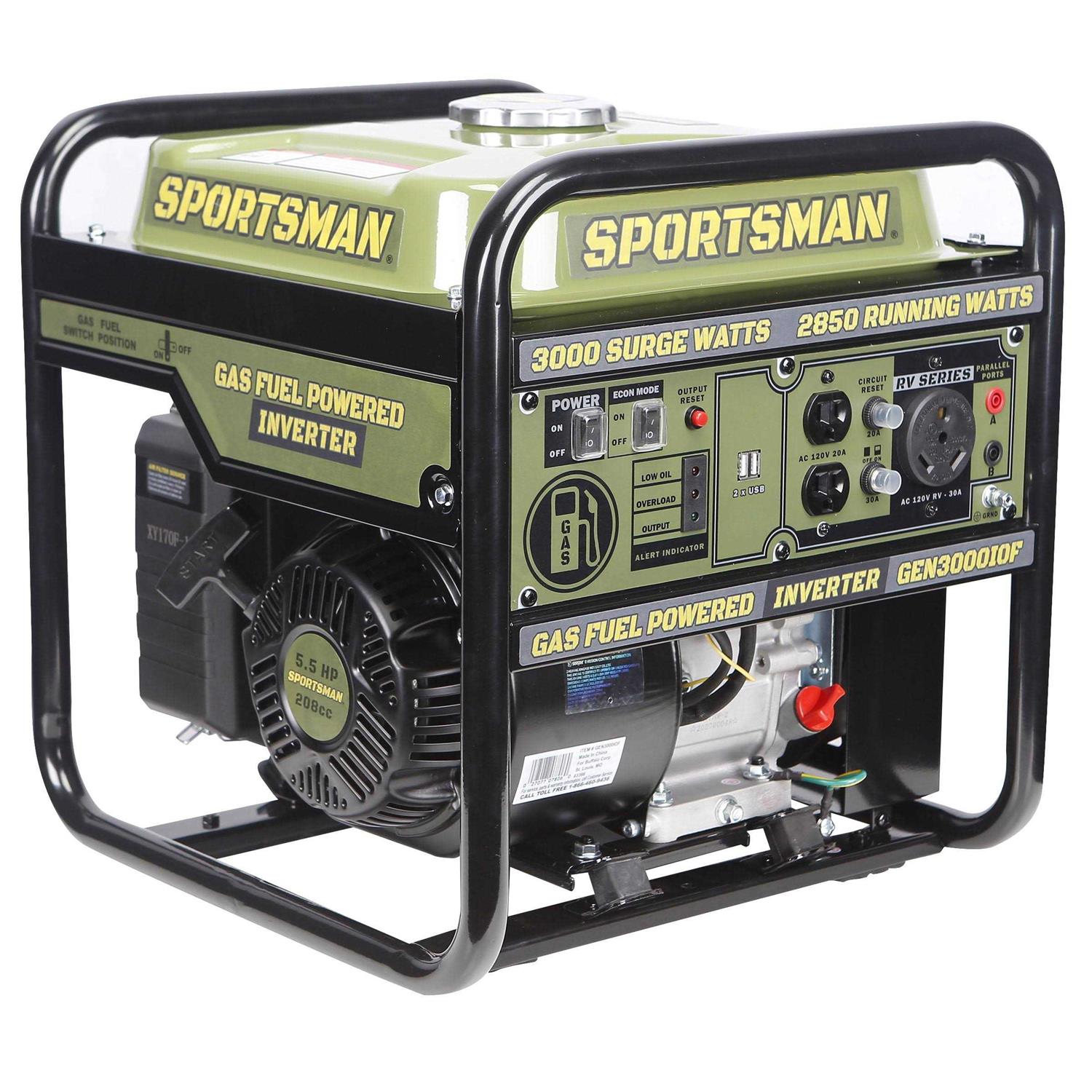 Sportsman 3000 Surge watt Open Frame Portable Gasoline Inverter Generator GEN3000IOF - Cheap Fitting