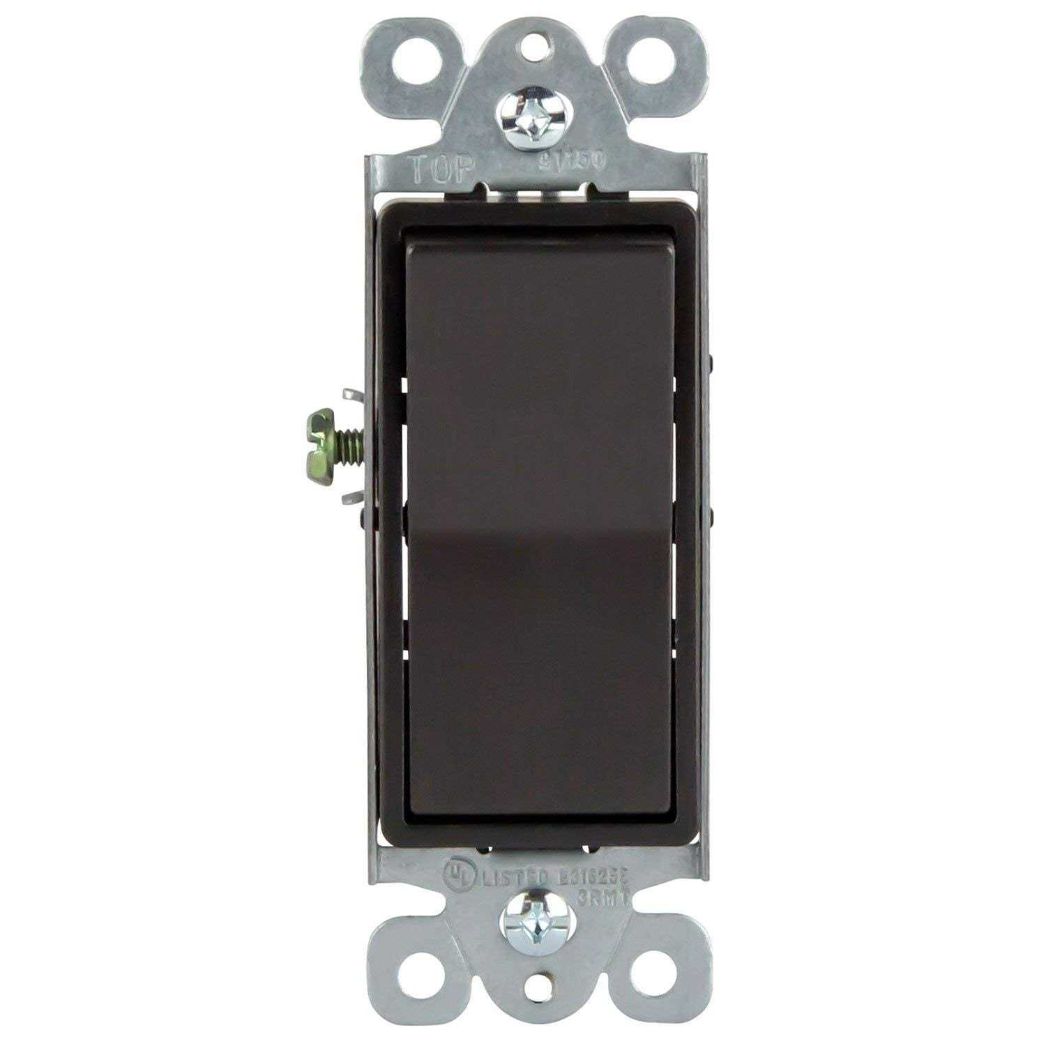 Enerlites Decorator Switch Single-Pole - Cheap Fitting