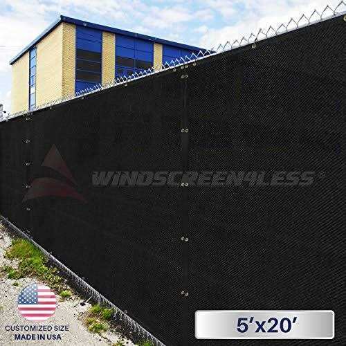 Windscreen4less Heavy Duty Fence Privacy Screen Brass Grommets Windscreen Mesh - Cheap Fitting