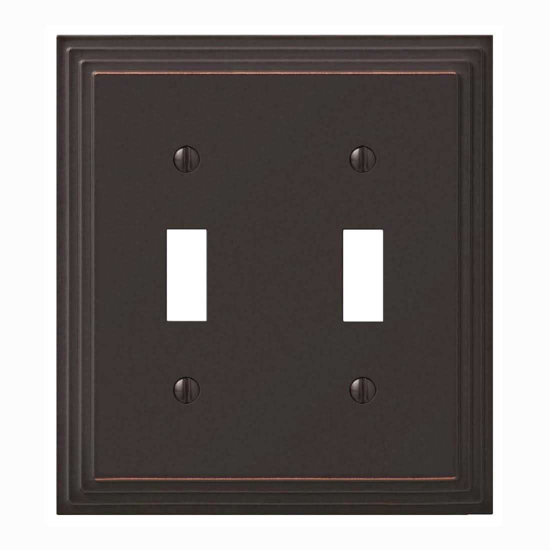 Amerelle Steps Double Toggle Wallplate 84TT - Cheap Fitting