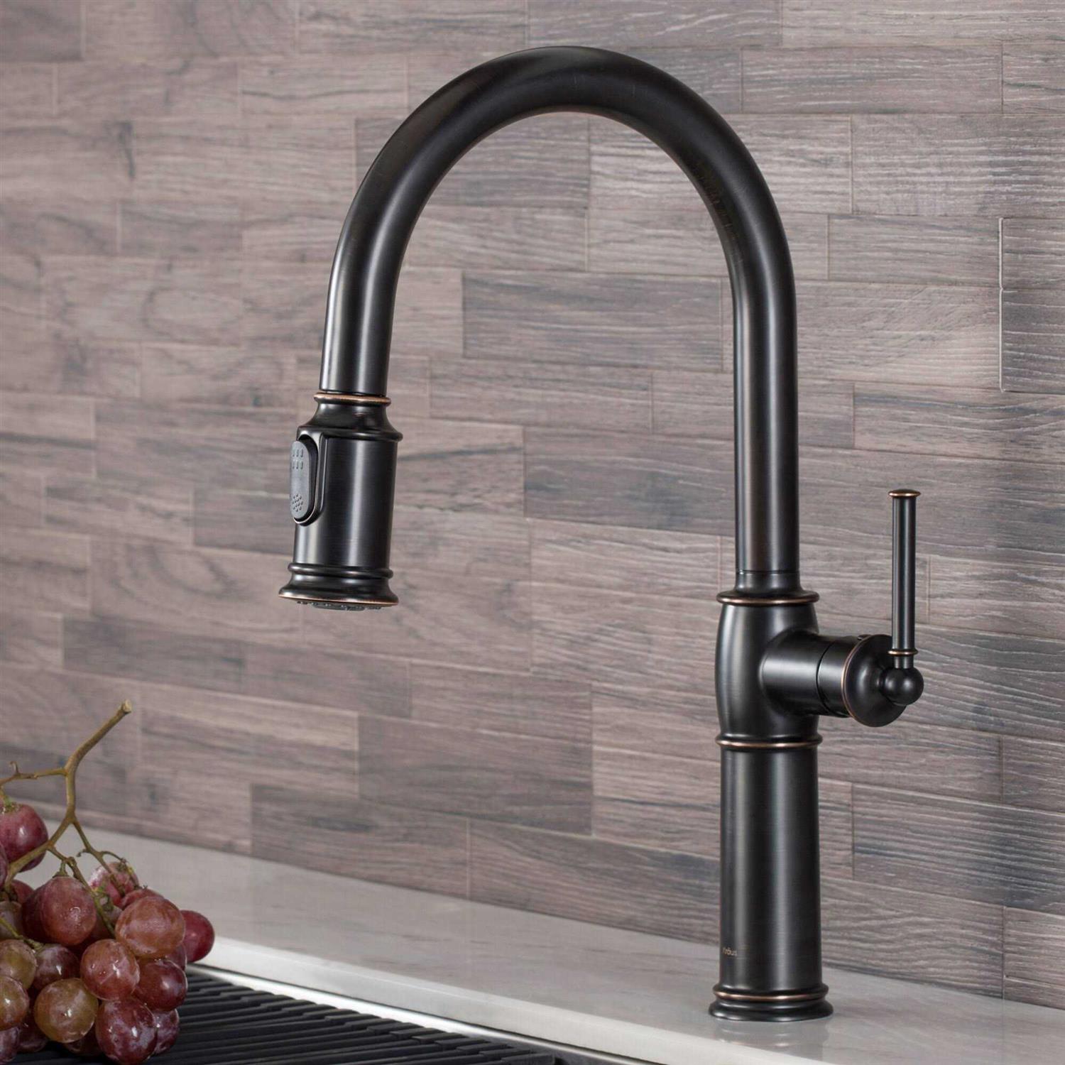 Kraus Sellette Traditional Single Handle Pull-Down Kitchen Faucet KPF-1682 - Cheap Fitting