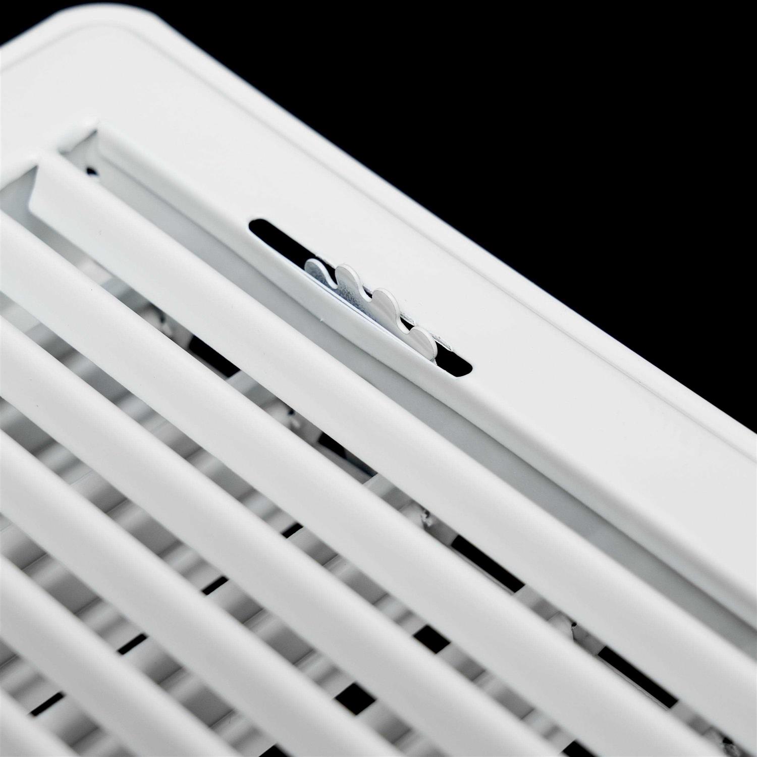 Handua Floor Register with Louvered Design Heavy Duty Walkable Design with Damper - Cheap Fitting