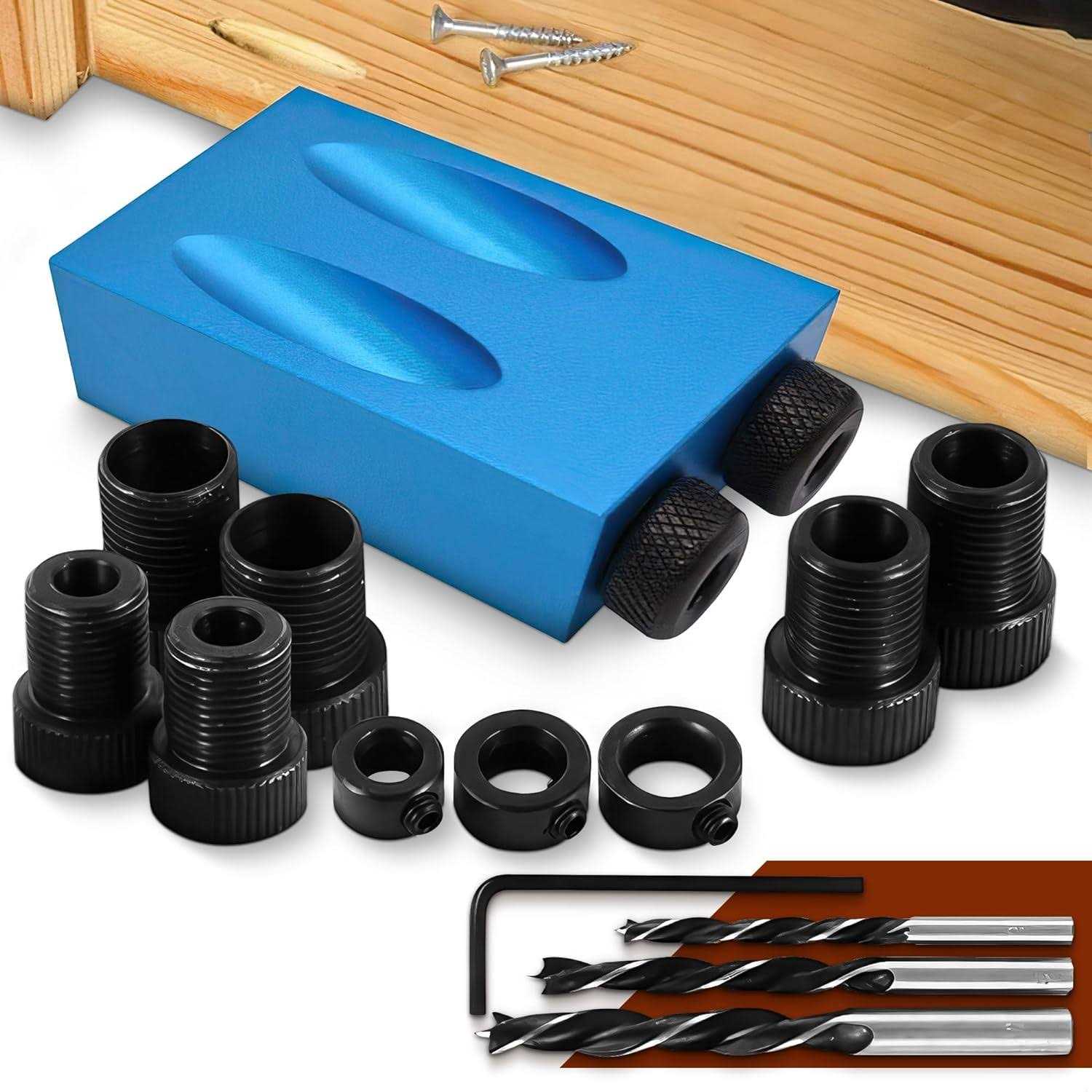 swiftrans 14Pcs Pocket Hole Jig Kit - Cheap Fitting