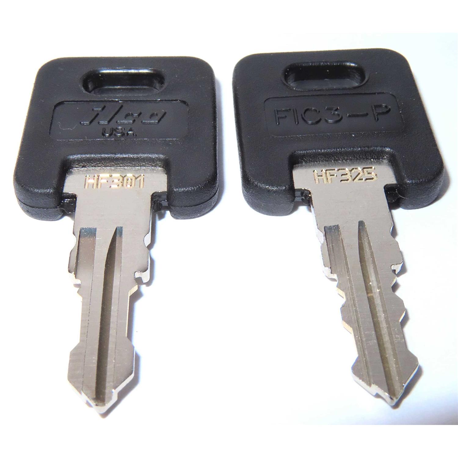 Rv Motorhome Trailer Keys Cut to Lock/key Number from Hf301 T0 Hf325 Working Keys Travel Trailer Motor Home Toy Hauler Ilco Keys - Cheap Fitting