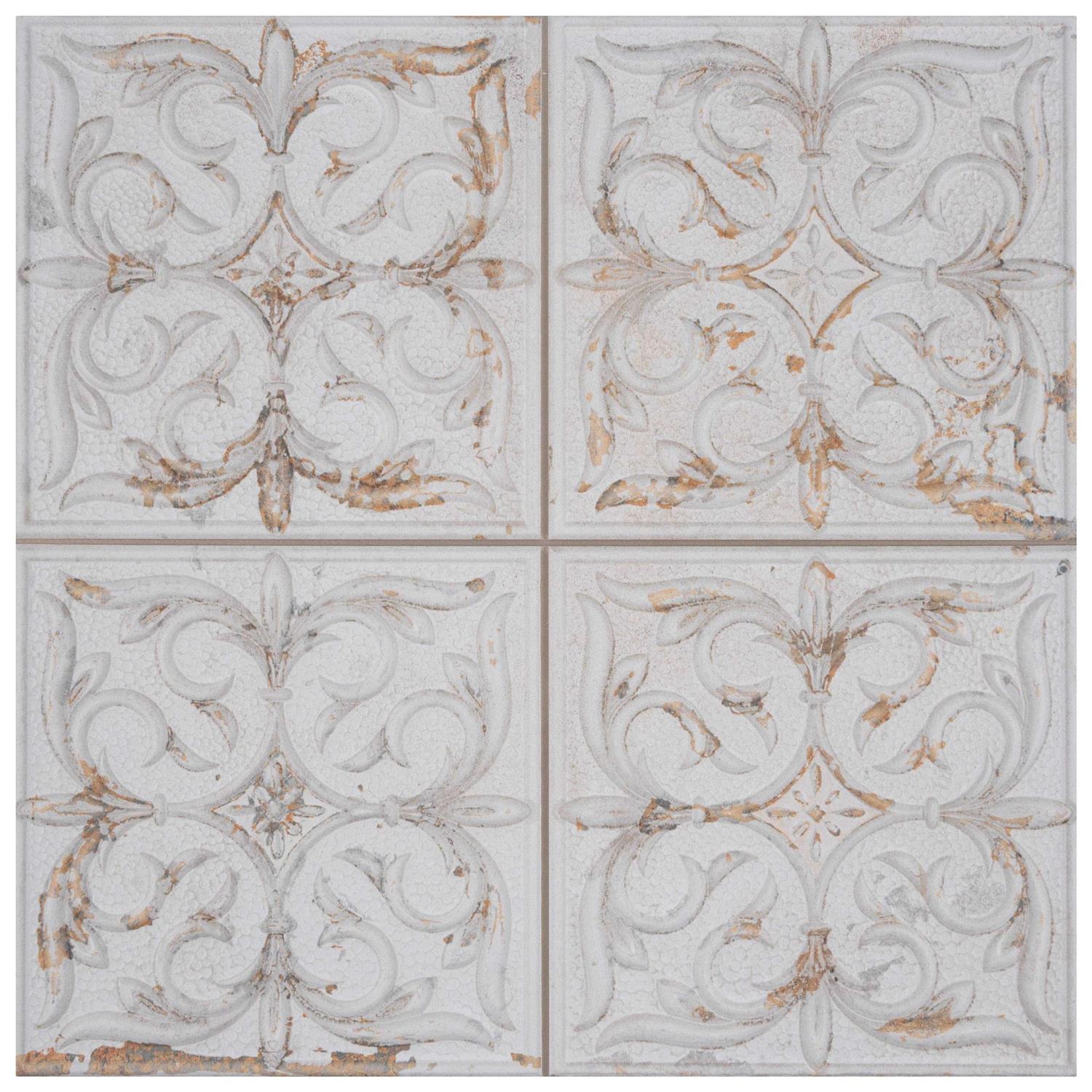 Merola Tile Antigua Lis Porcelain Wall Tile - Cheap Fitting