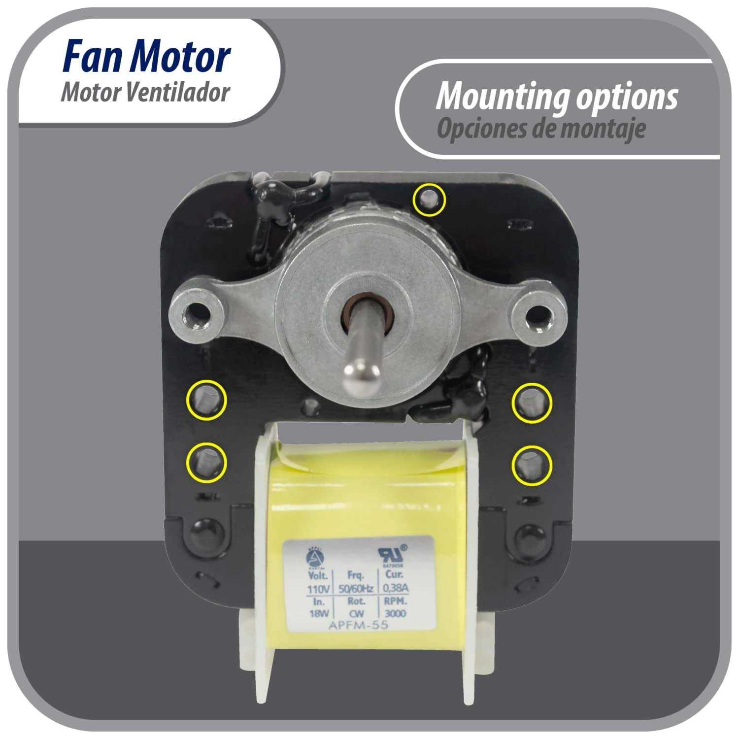 Fan Motor Apfm-55 Appli Parts - Cheap Fitting