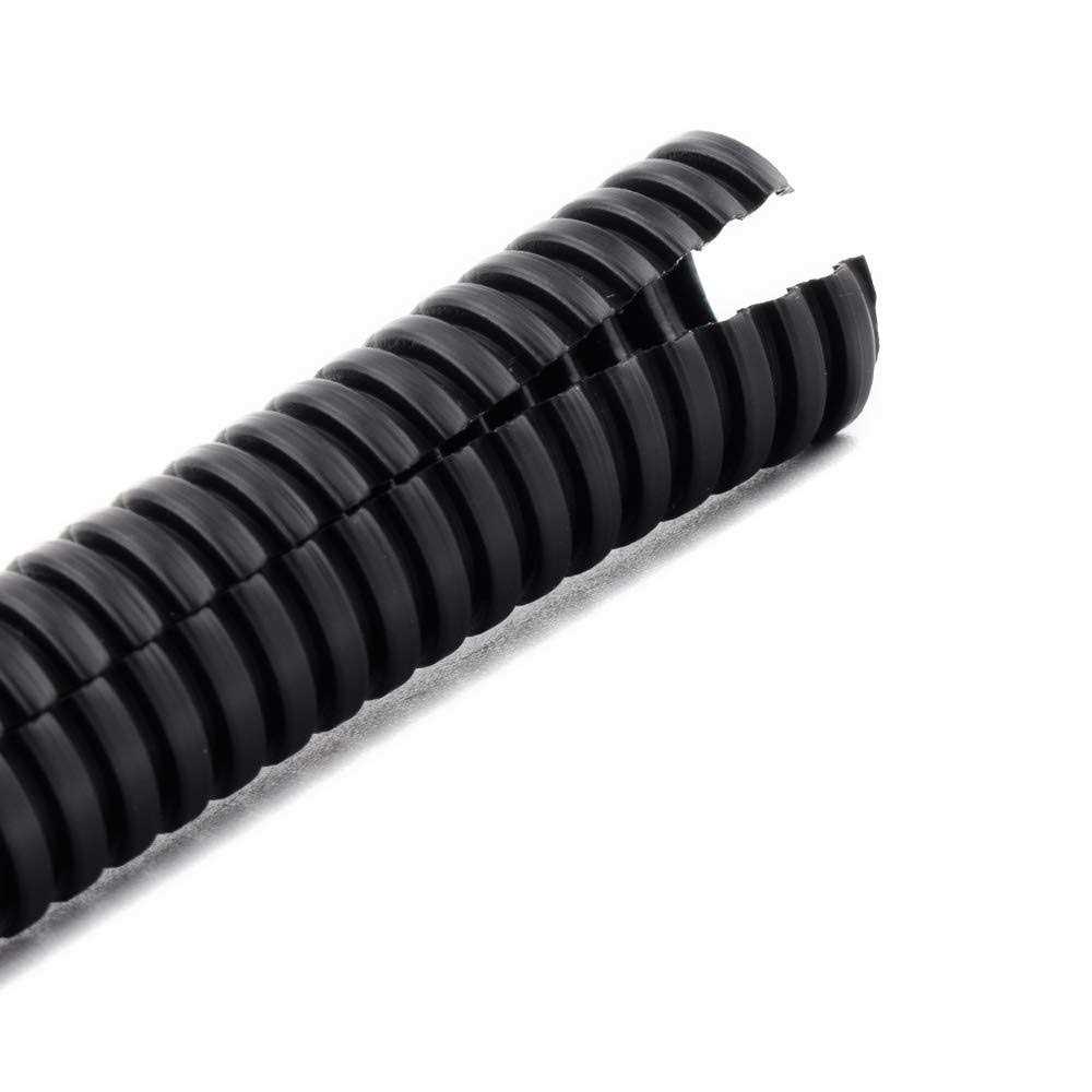 Zhiyo 10ft 1 Wire Loom Split Tubing Auto Wire Conduit Flexible Cover - Cheap Fitting