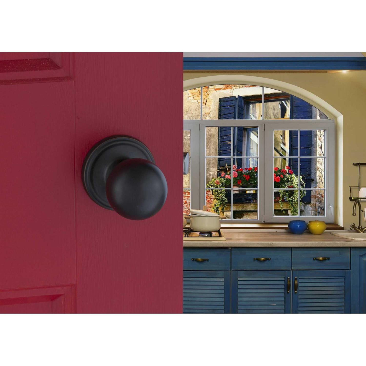 Copper Creek BK2090PB Ball Style Dummy Door Knob - Cheap Fitting